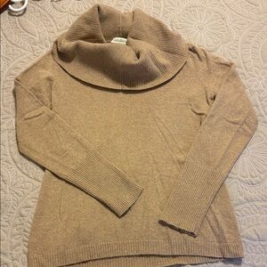 Banana Republic Dark Beige/Brown Cowl Neck Sweater